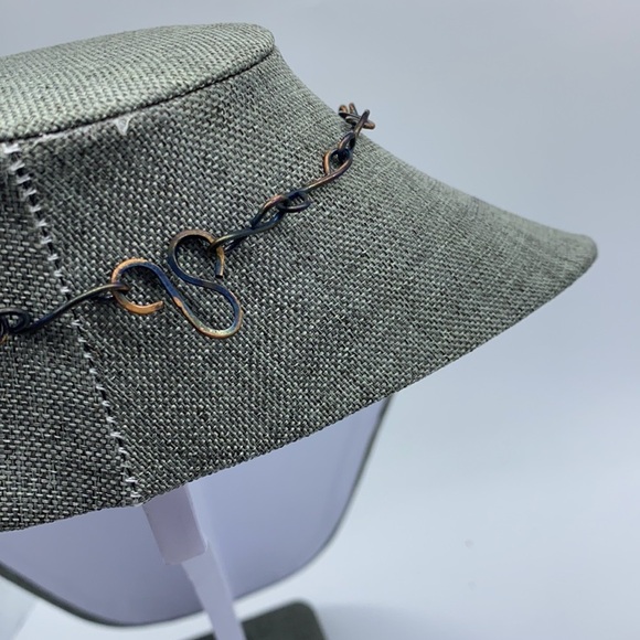 Buddha necklace copper polymer clay handmade chain - Picture 6 of 6